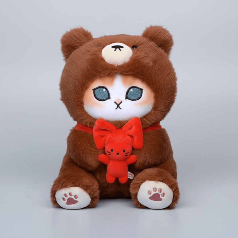 Mofusand Brown Bear Cat Plush 9" - Fundom