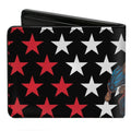 Captain America Pose With Stars Marvel Comics Bi - fold Wallet - Fundom