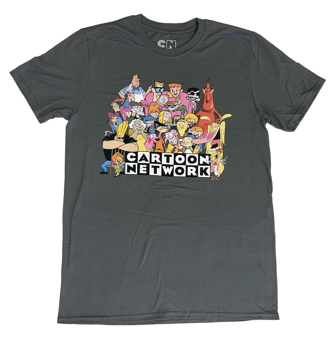 Catroon Network Collage With Logo Adult T-Shirt - Fundom