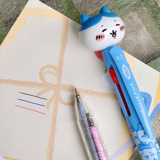 Chiikawa Character 3D Figure 3 Colors Ballpoint Pen - Fundom