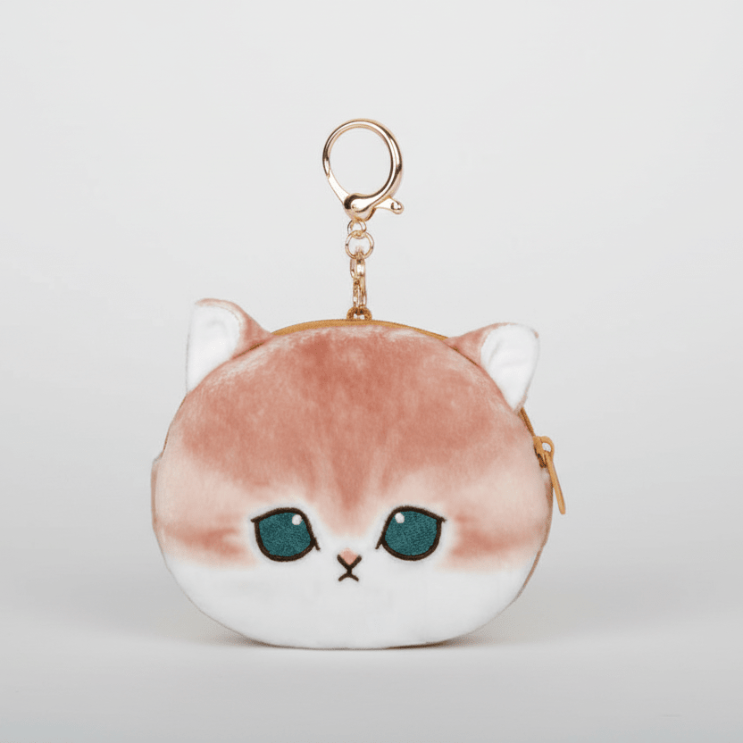 Mofusand Light Brown Cat Coin Purse Keychain - Fundom