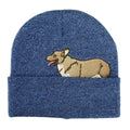 Cowboy Bebop EIN Blue Peek A Boo Marl Roll Cuff Anime Beanie - Fundom