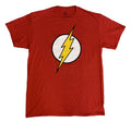 DC Comics Flash Logo Black Outline Adult Graphic T-Shirt - Fundom