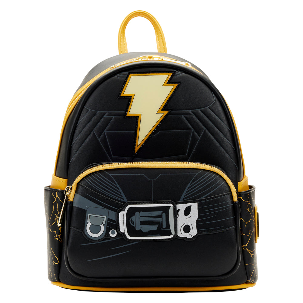 Loungefly DC Black Adam Light Up Double Strap Shoulder Bag Mini Backpack