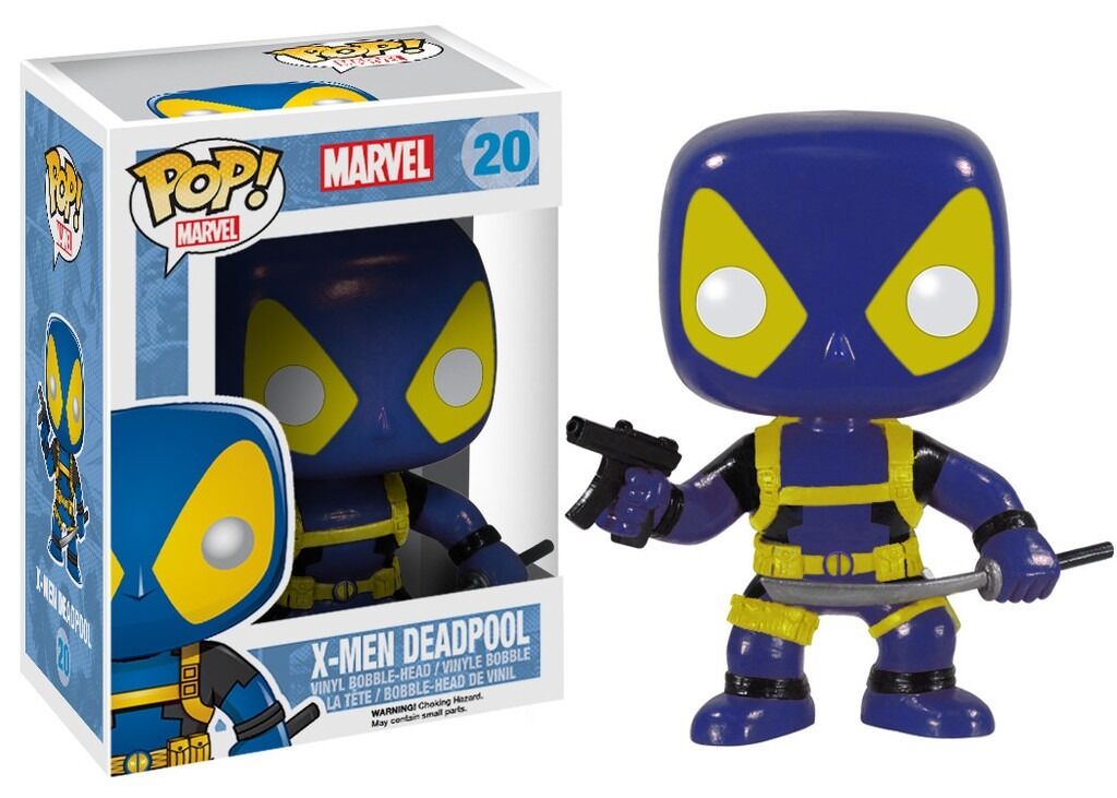 Deadpool Blue X - Men 20 Marvel Comics Funko Pop! Vinyl Figure - Fundom