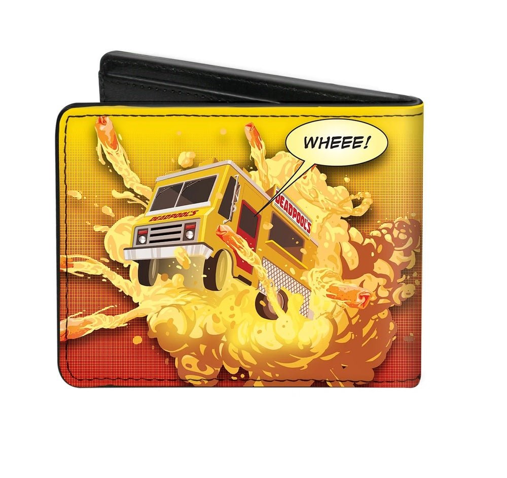 Deadpool Chimichangas Flaming Logo Marvel Bifold Wallet - Fundom