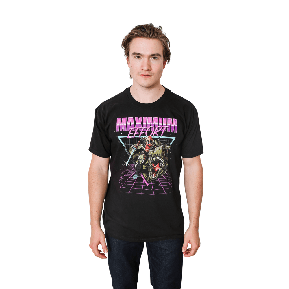 Deadpool Crazy Maximum Effort Marvel Adult T-Shirt - Fundom
