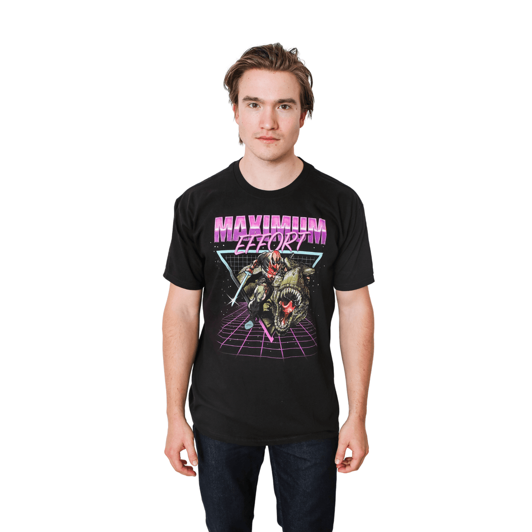 Deadpool Crazy Maximum Effort Marvel Adult T-Shirt - Fundom