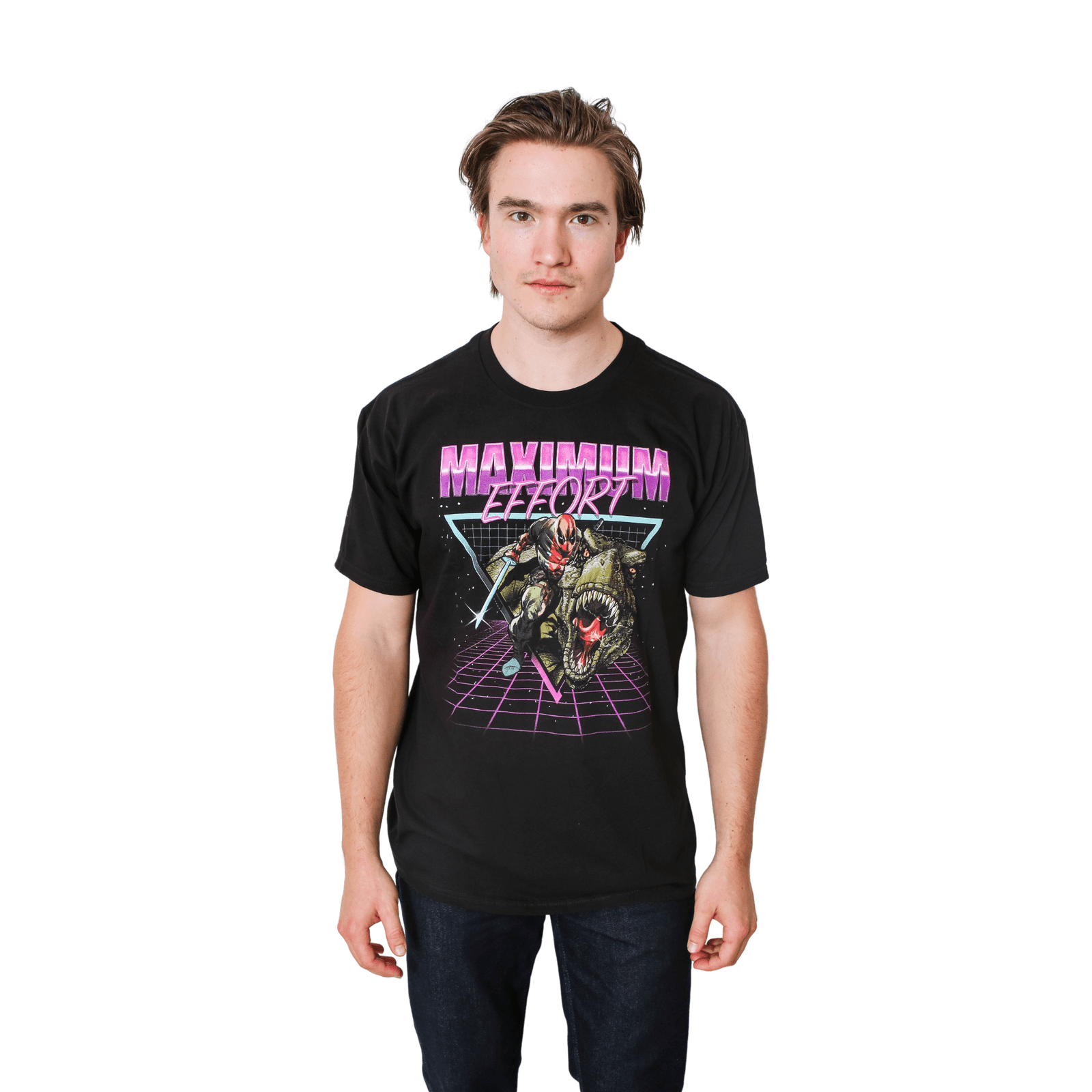 Deadpool Crazy Maximum Effort Marvel Adult T-Shirt - Fundom