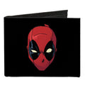 Deadpool Face Marvel Comics Canvas Bifold Wallet - Fundom