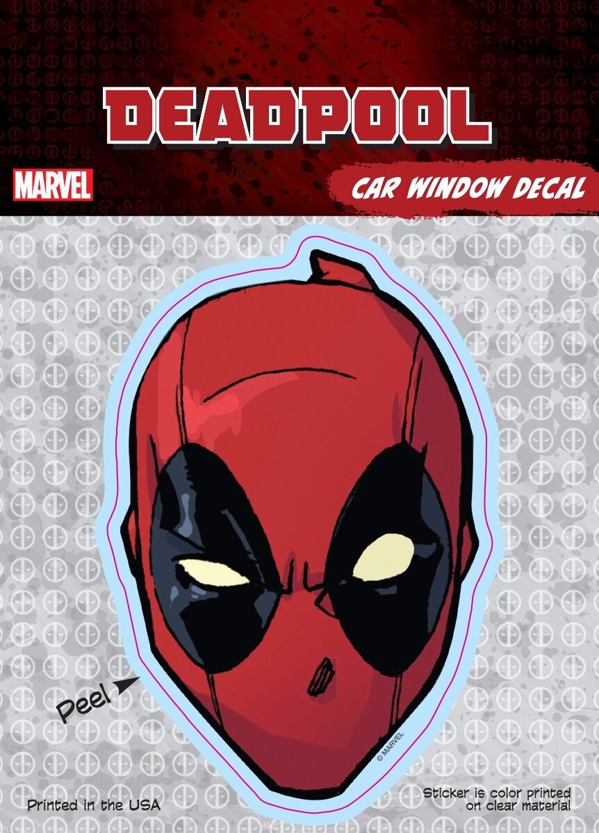 Deadpool Mask Marvel Comics Car Window Decal - Fundom