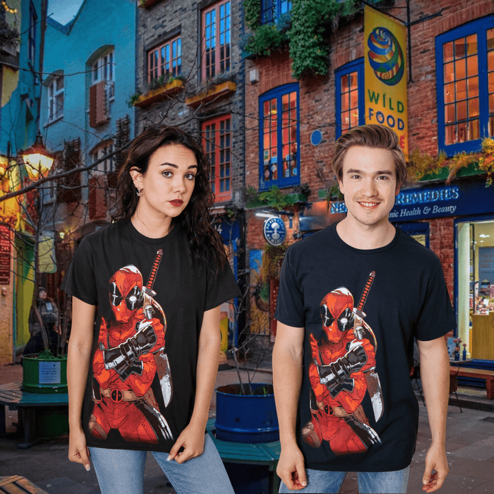 Deadpool Merculese Marvel Comics Licensed Adult T-Shirt - Fundom