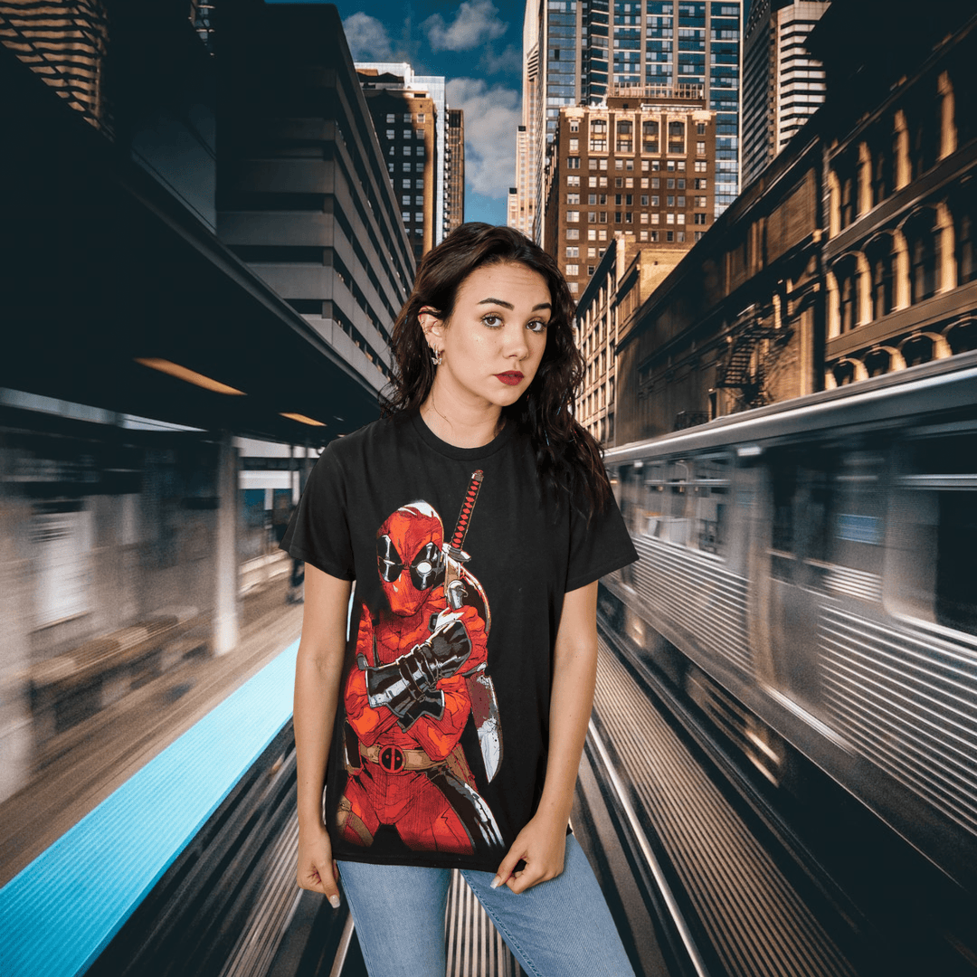 Deadpool Merculese Marvel Comics Licensed Adult T-Shirt - Fundom