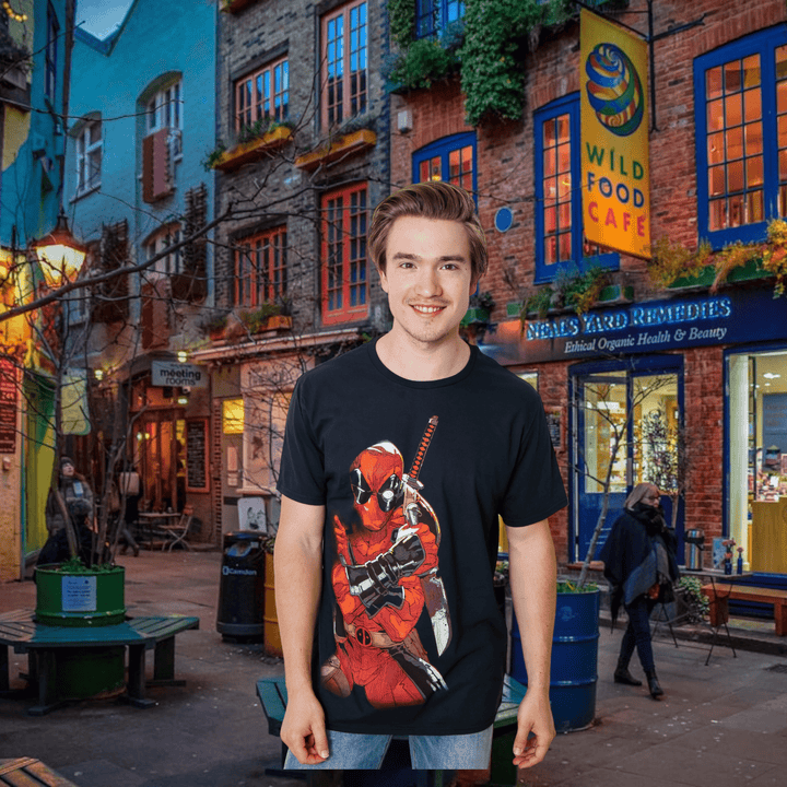 Deadpool Merculese Marvel Comics Licensed Adult T-Shirt - Fundom