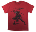 Deadpool Movie Sword Slash Sumi E Adult T-Shirt - Fundom