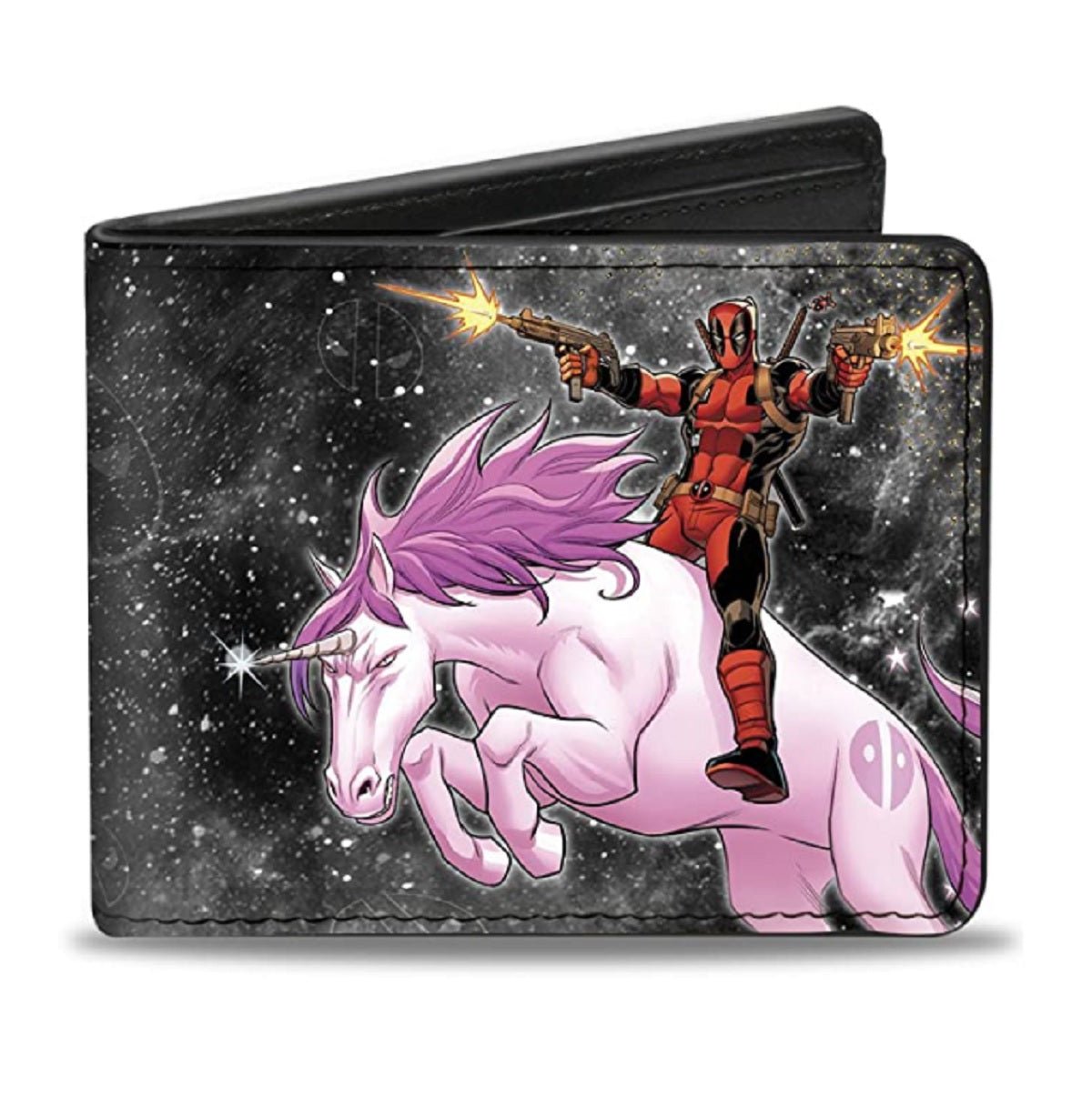 Deadpool Riding Unicorn Marvel Comics Bi - Fold Wallet - Fundom