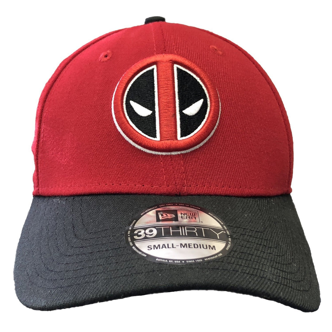Deadpool Symbol Scarlet & Black 39Thirty Cap Hat - Large/Xlarge - Fundom