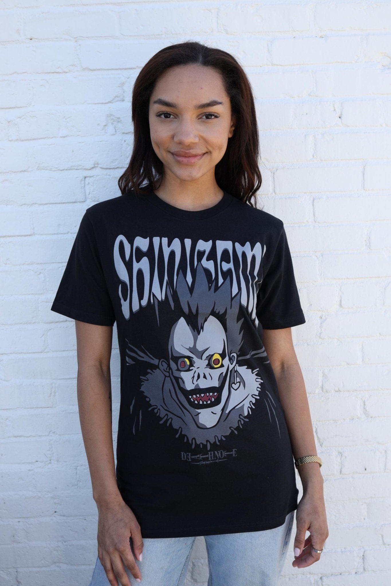 Death Note Tonal Shinigami Ryuk Face Adult T-Shirt - Fundom