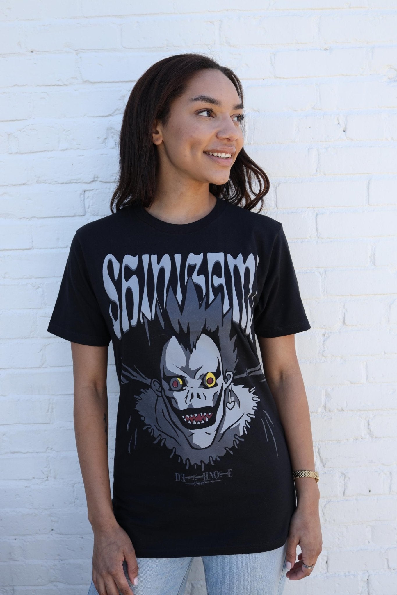 Death Note Tonal Shinigami Ryuk Face Adult T-Shirt - Fundom