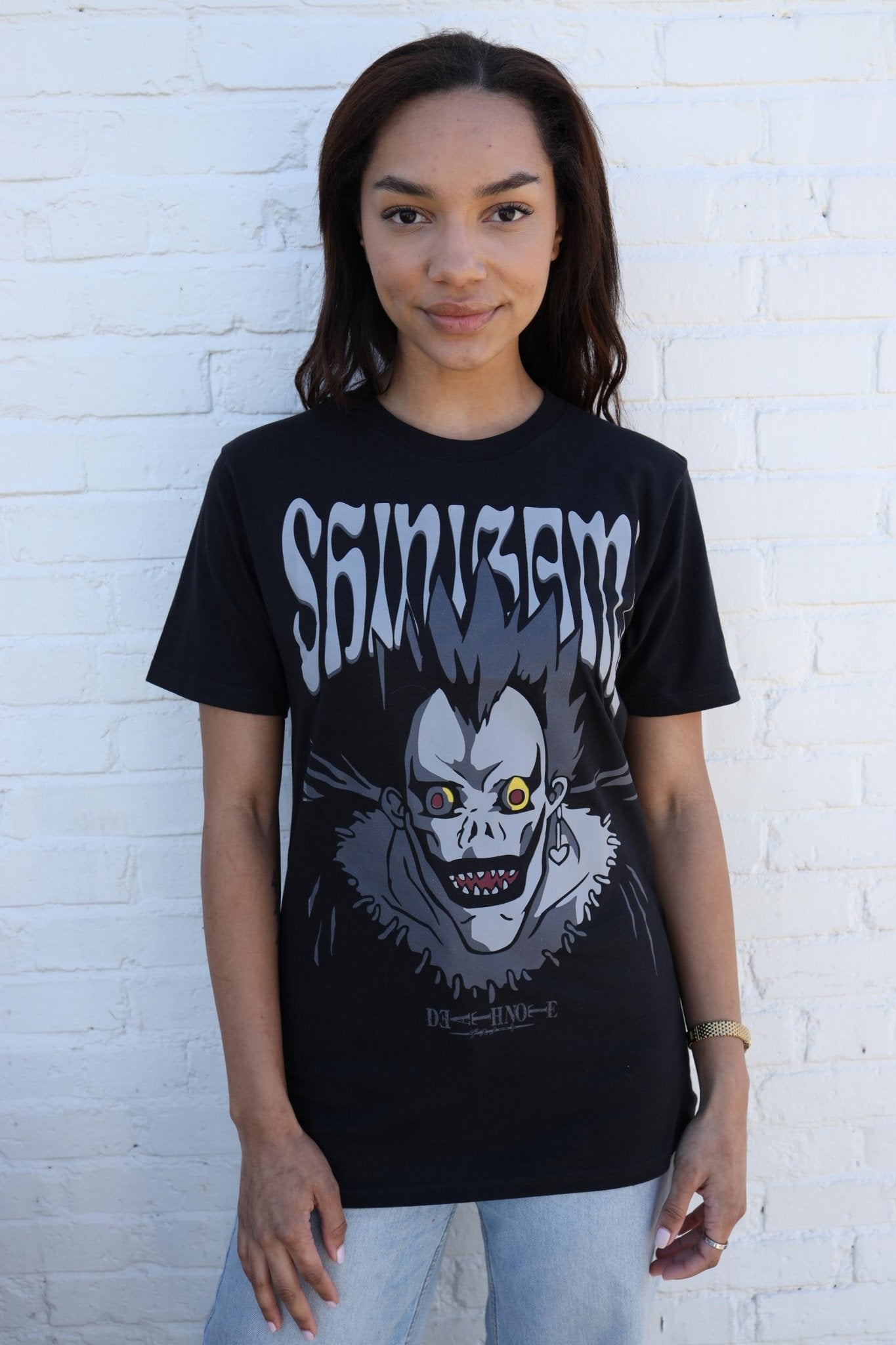 Death Note Tonal Shinigami Ryuk Face Adult T-Shirt - Fundom