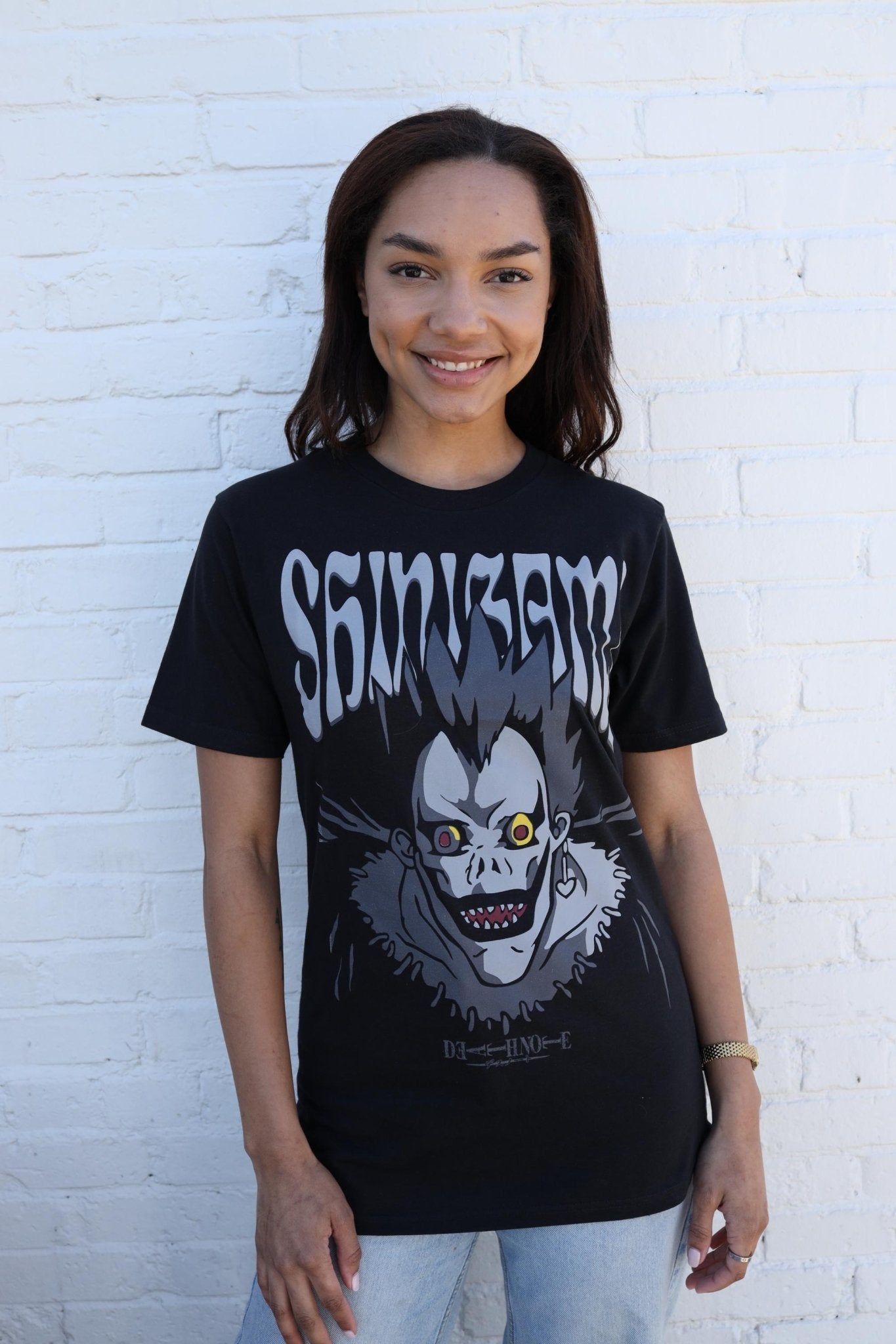 Death Note Tonal Shinigami Ryuk Face Adult T-Shirt - Fundom