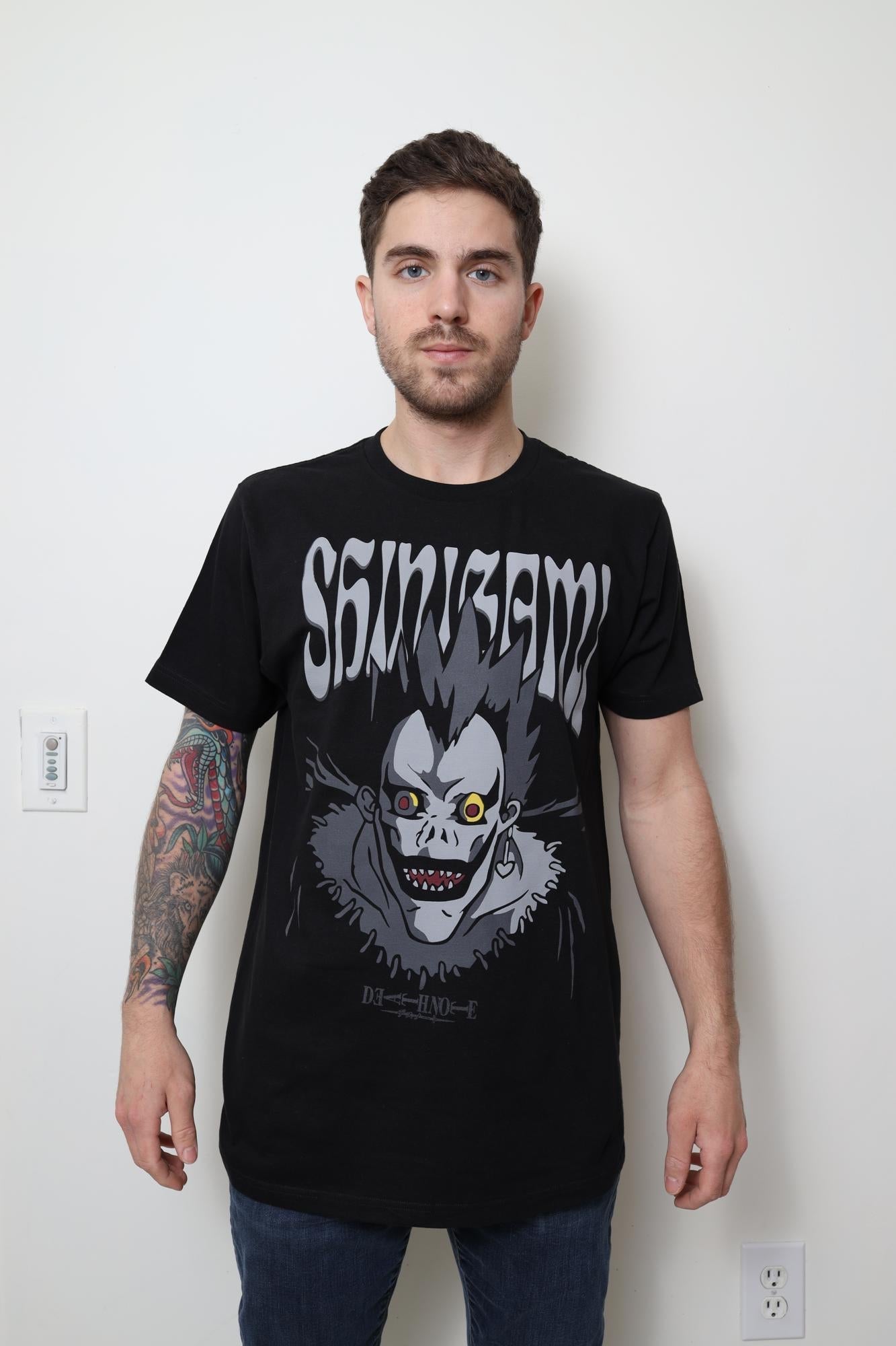 Death Note Tonal Shinigami Ryuk Face Adult T-Shirt - Fundom