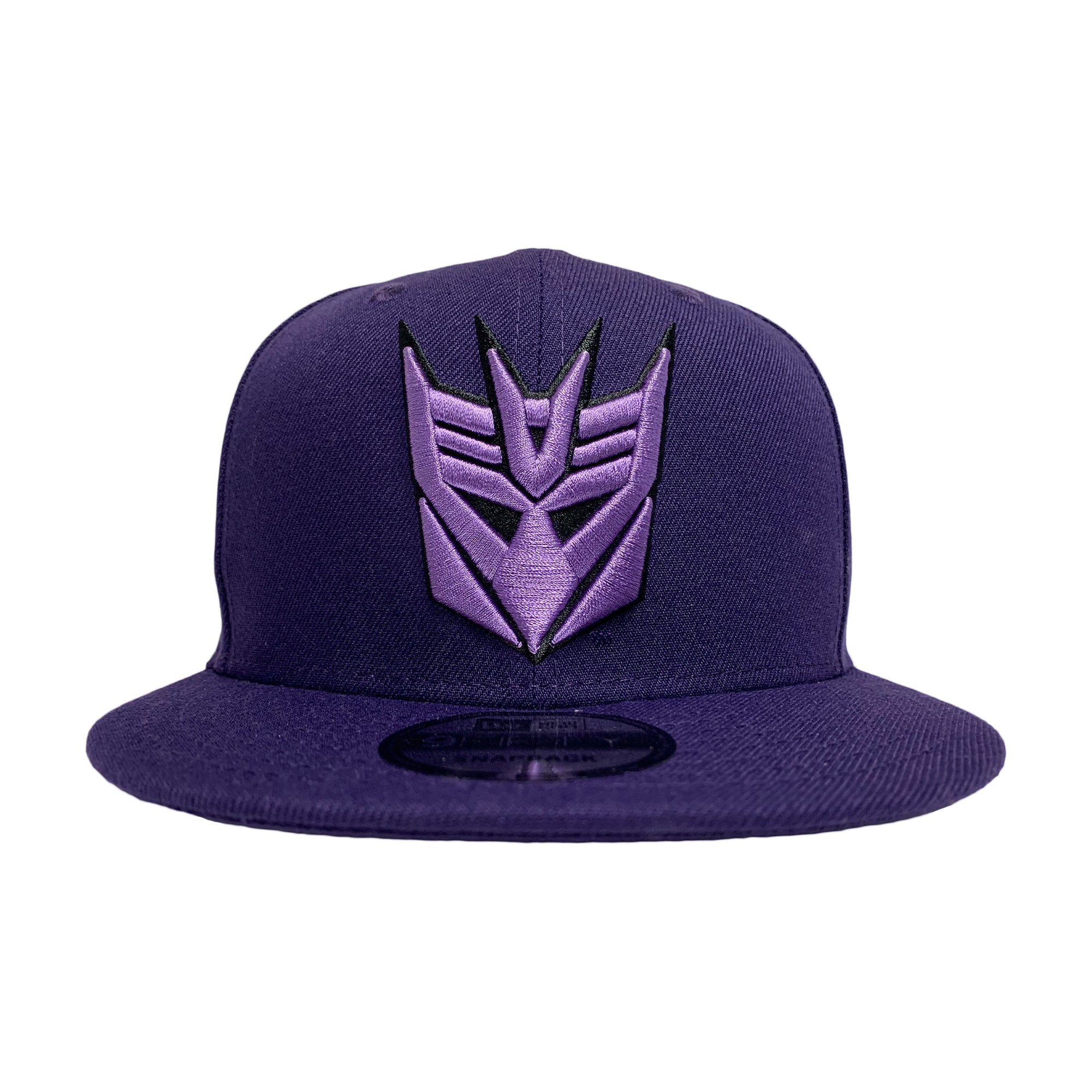 New Era 9FIFTY Transformers Decepticon Logo Snapback Hat Cap All Purple