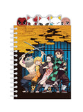 Demon Slayer Key Art Anime Spiral Tabbed Notebook - Fundom