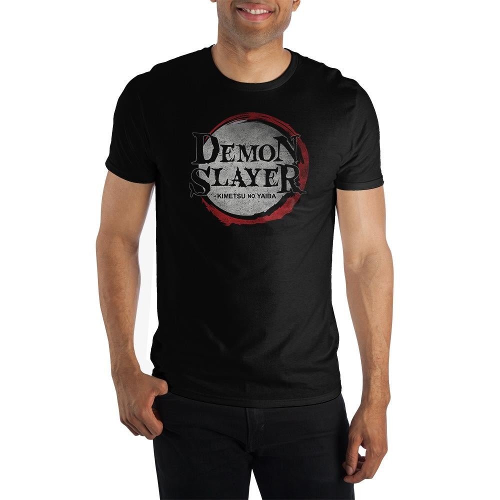 Demon Slayer Kimetsu no Yaiba Anime Logo Adult T-Shirt - Fundom