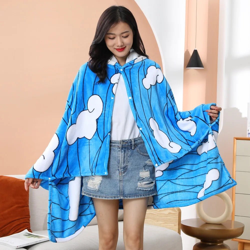 Demon Slayer: Kimetsu no Yaiba - Inosuke Blanket Cosplay Cloak Hooded Cape - Fundom