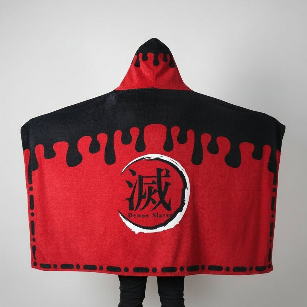 Demon Slayer: Kimetsu no Yaiba - Kokushibo Blanket Cosplay Cloak Hooded Cape - Fundom