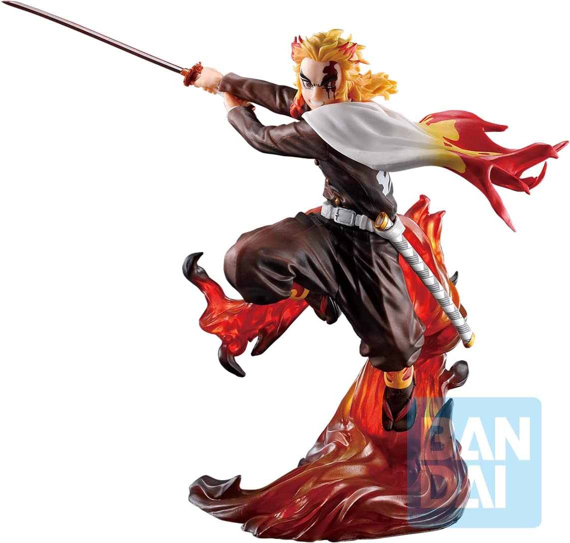 Demon Slayer Kimetsu no Yaiba - Kyojuro Rengoku Bandai Ichibansho Figure - Fundom