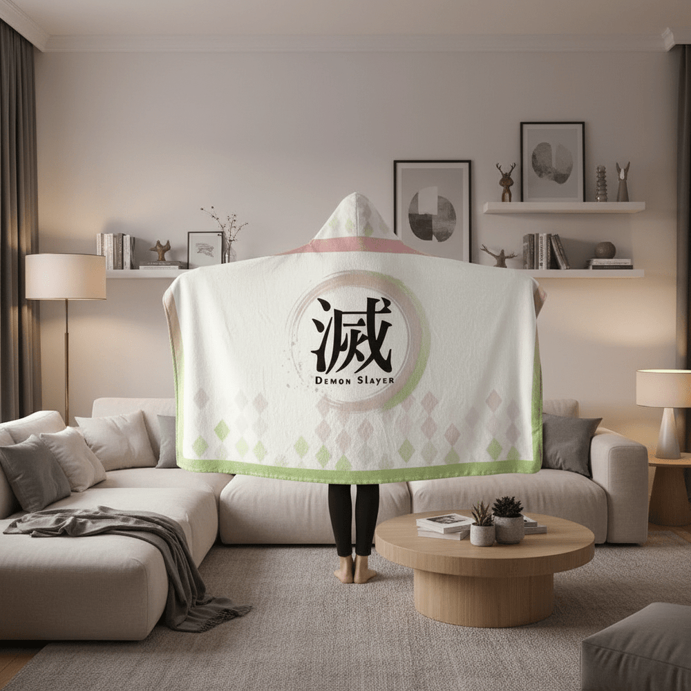 Demon Slayer: Kimetsu no Yaiba - Mitsuri Blanket Cosplay Cloak Hooded Cape - Fundom