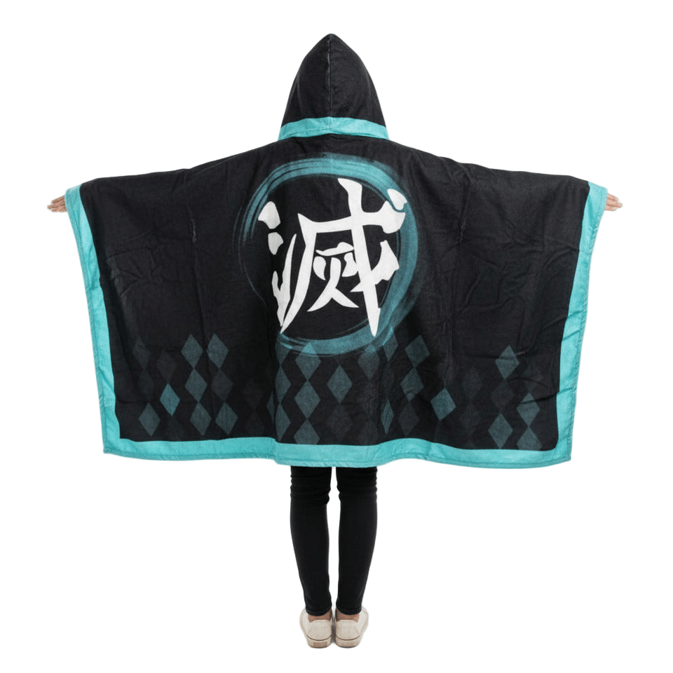 Demon Slayer: Kimetsu no Yaiba - Muichiro Tokito Symbol Blanket Cosplay Cloak Hooded Cape - Fundom