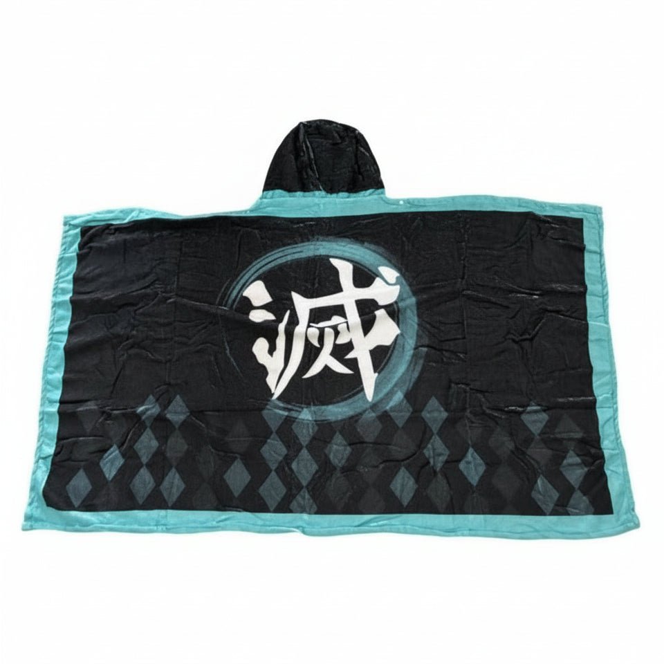 Demon Slayer: Kimetsu no Yaiba - Muichiro Tokito Symbol Blanket Cosplay Cloak Hooded Cape - Fundom