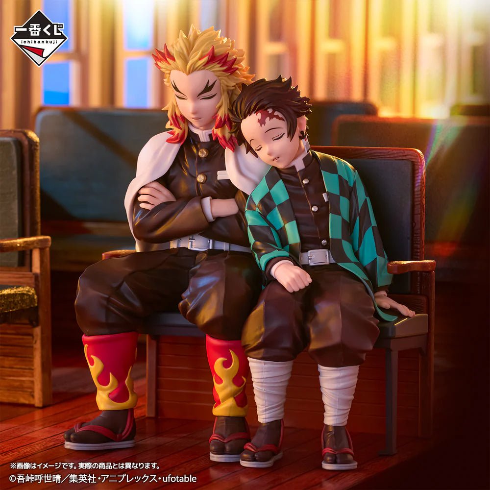 Demon Slayer: Kimetsu no Yaiba - Tanjiro Kamado & Kyojuro Rengoku ICHIBANSHO Figure Set - Fundom