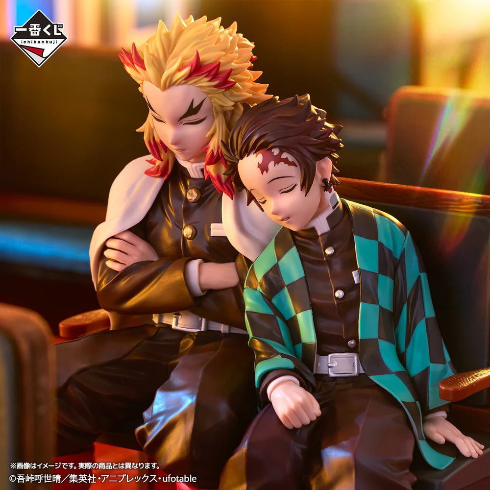 Demon Slayer: Kimetsu no Yaiba - Tanjiro Kamado & Kyojuro Rengoku ICHIBANSHO Figure Set - Fundom