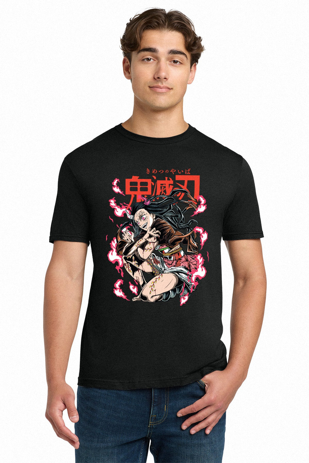 Demon Slayer Nezuko Kamado Awakening Form Adult Unisex Tee - Fundom
