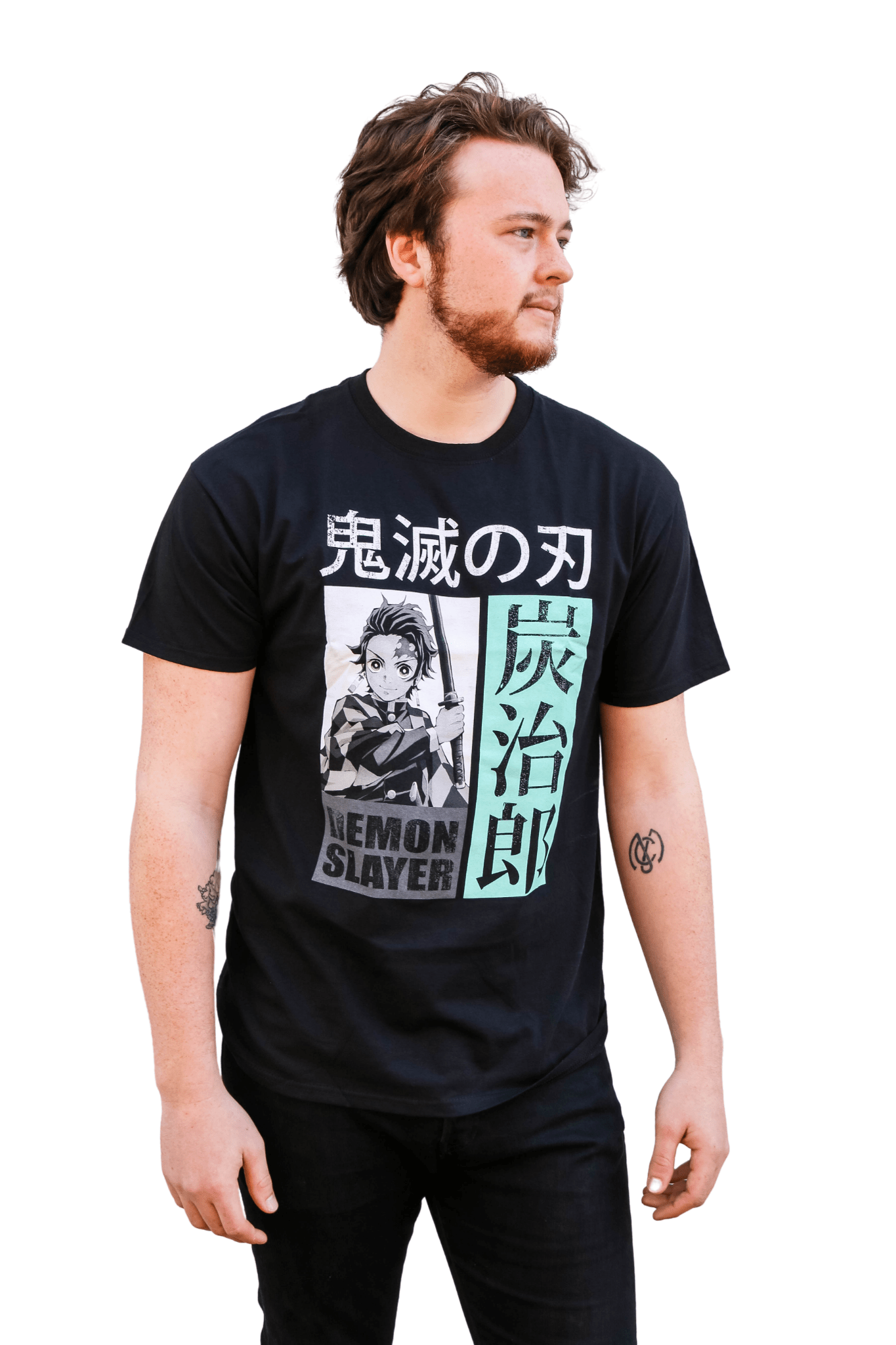 Demon Slayer Tanjiro Kamado Anime Adult T Shirt - Fundom