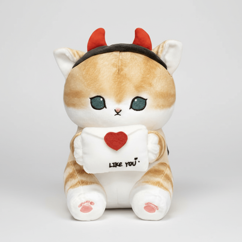 Mofusand Devil Cat Plush 9" - Fundom