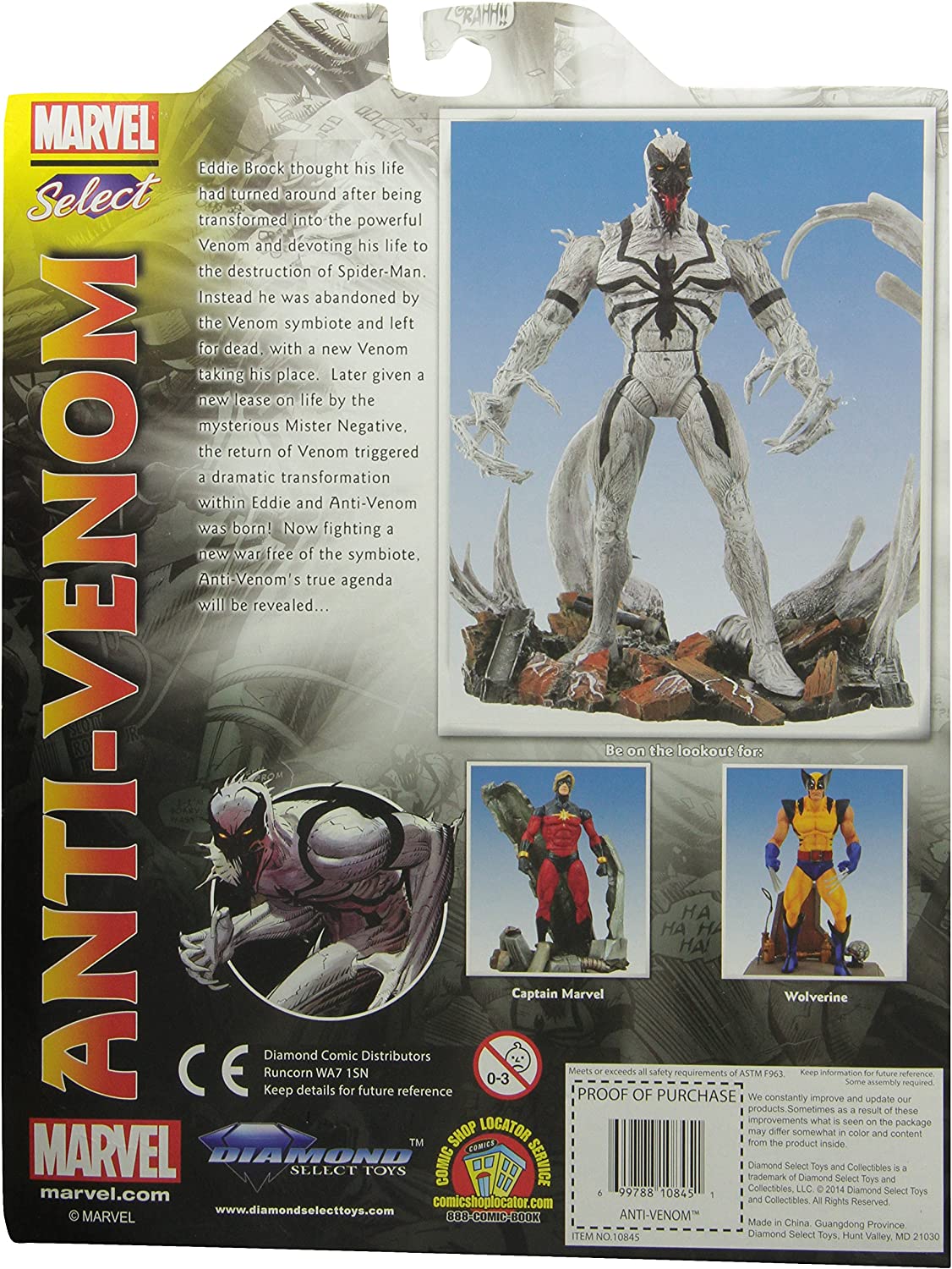 Diamond Select Marvel Anti - Venom Action Figure Jean St Jean Sculpt - Fundom