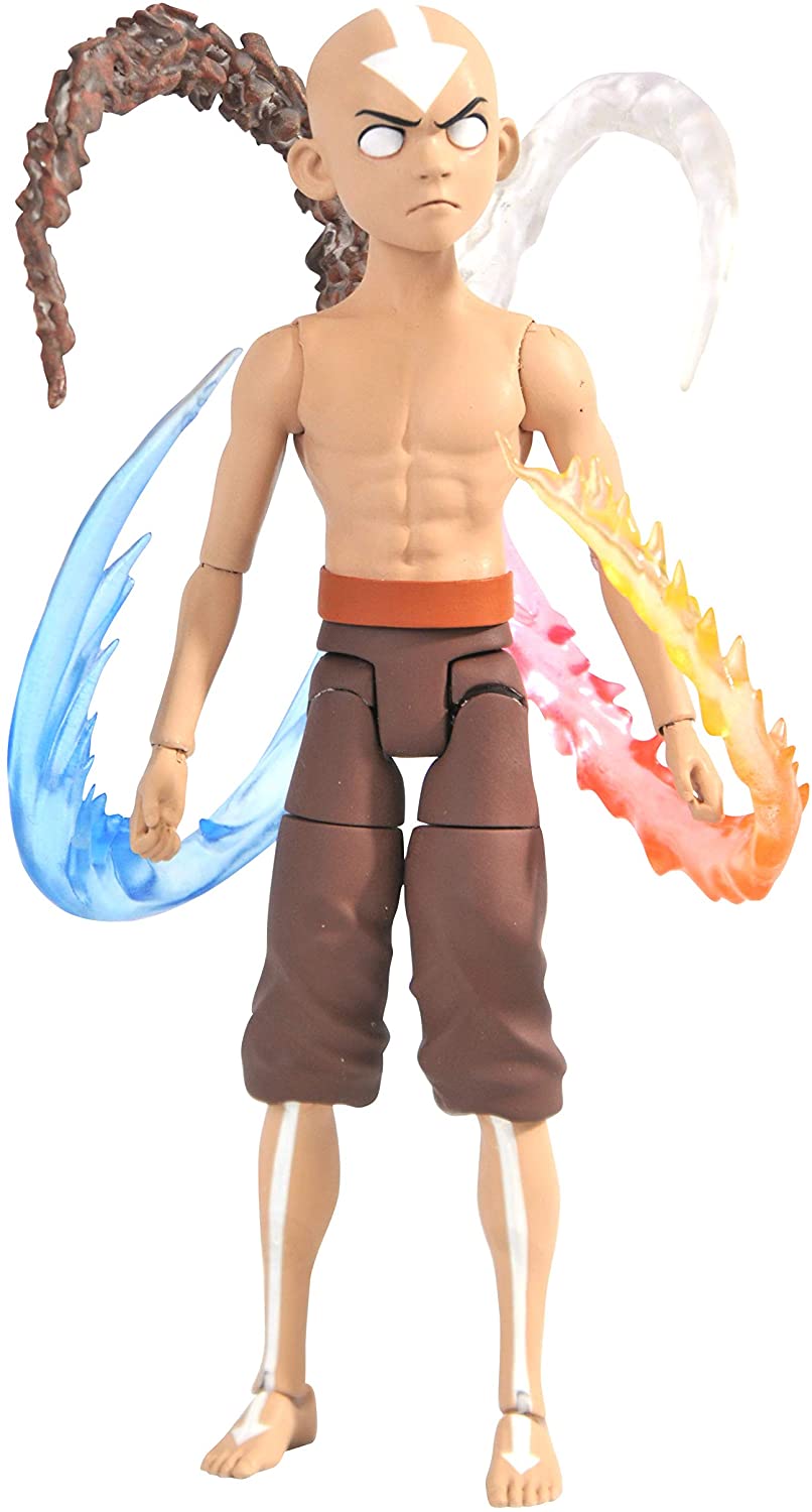 Diamond Select Toys Avatar The Last Airbender Final Battle Aang Deluxe Action Figure - Fundom