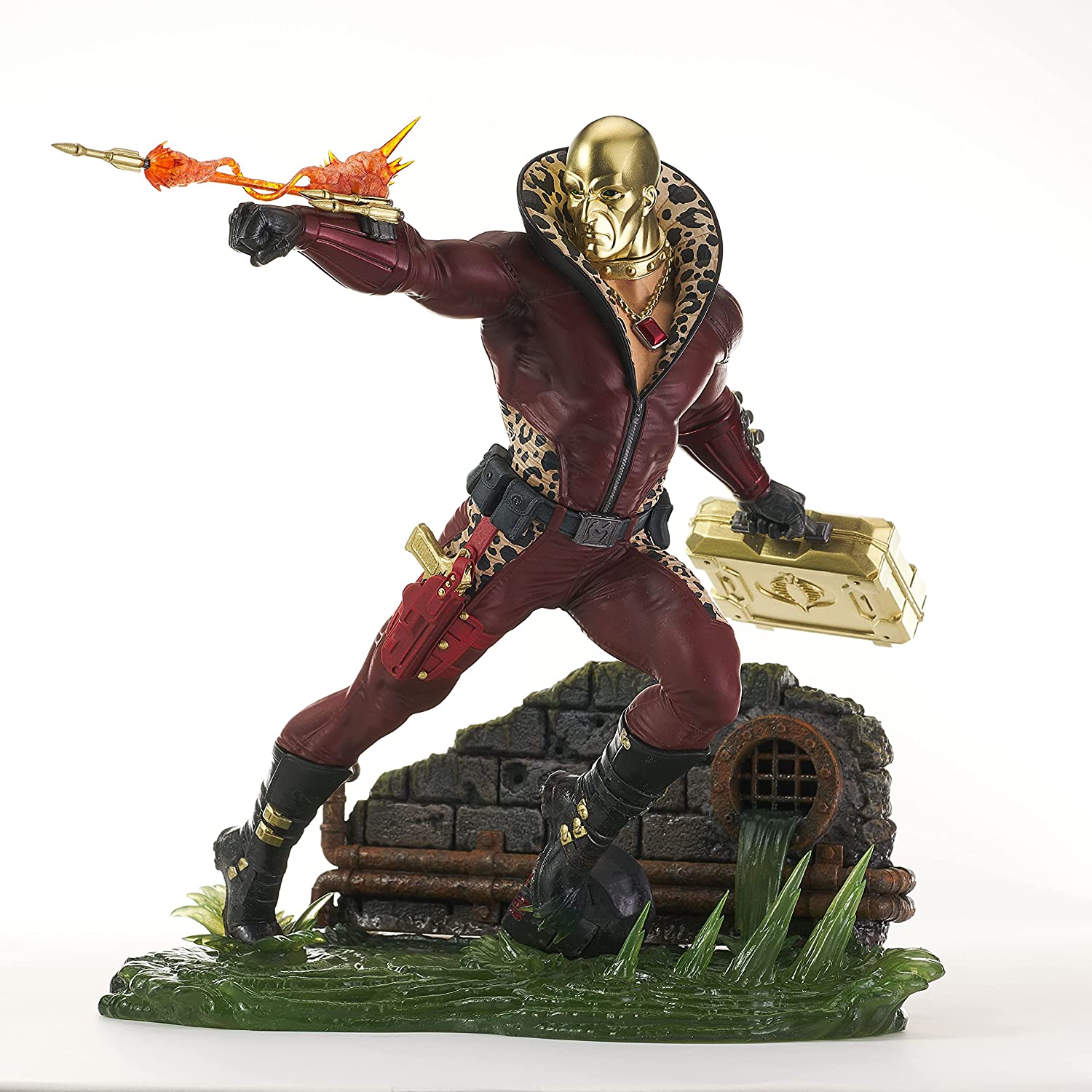 Diamond Select Toys G.I. Joe Gallery Profit Director Destro PVC Statue - Fundom