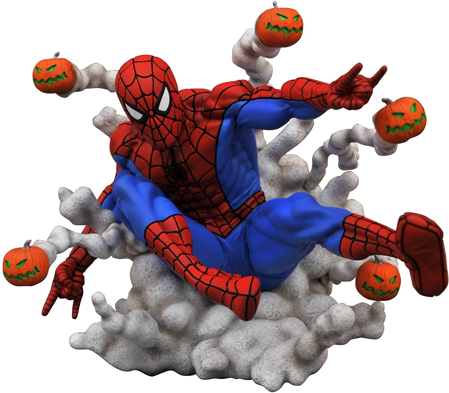 Diamond Select Toys Marvel Gallery: Pumpkin Bomb Spider - Man PVC Figure - Fundom