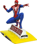 Diamond Select Toys Marvel Gallery: Spider - Man on Taxi PS4 Version PVC Figure - Fundom