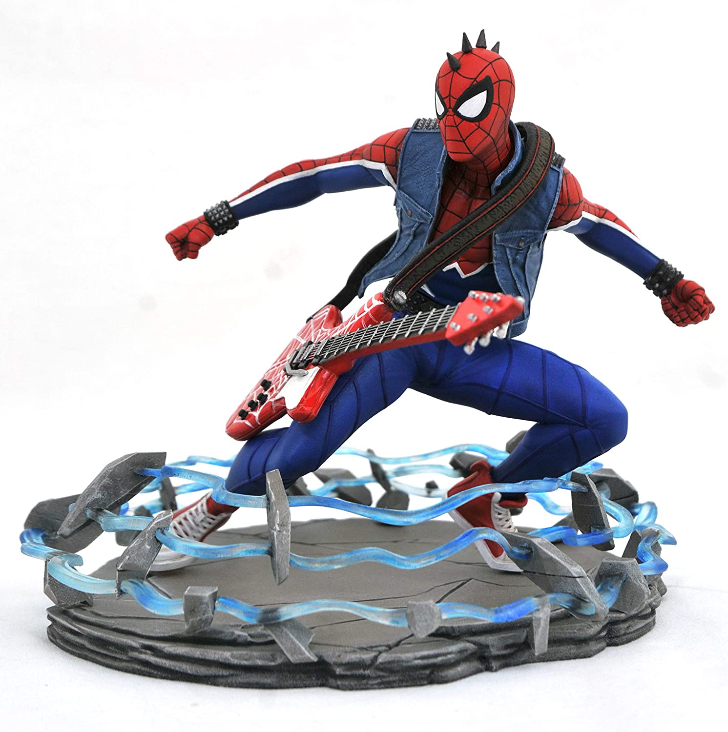 Diamond Select Toys Marvel Gallery: Spider - Man Spider - Punk PS4 PVC Figure - Fundom