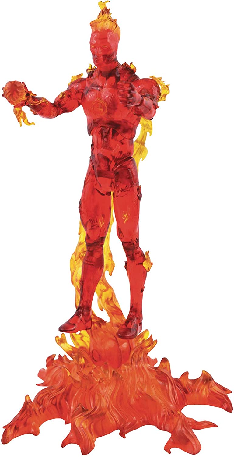 Diamond Select Toys Marvel Select Fantastic Four Human Torch Action Figure - Fundom