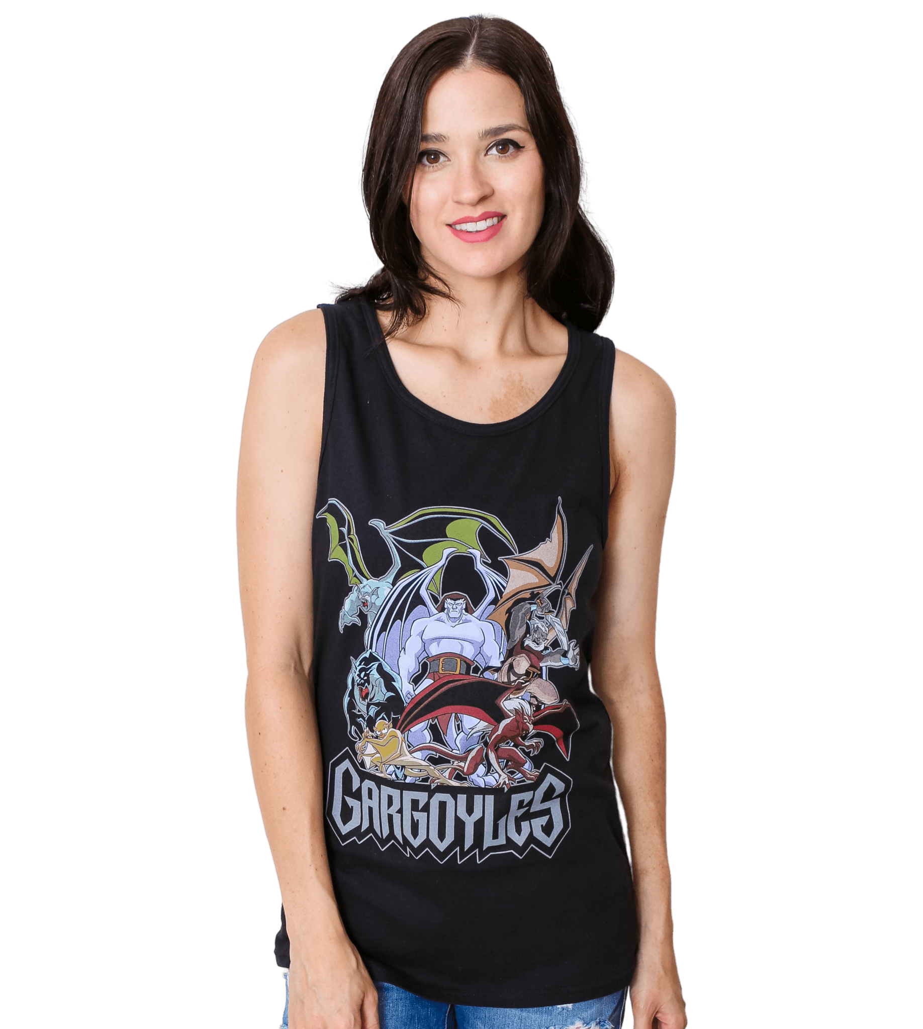 Disney Gargoyles Watch 90's Cartoon Adult Tank Top - Fundom