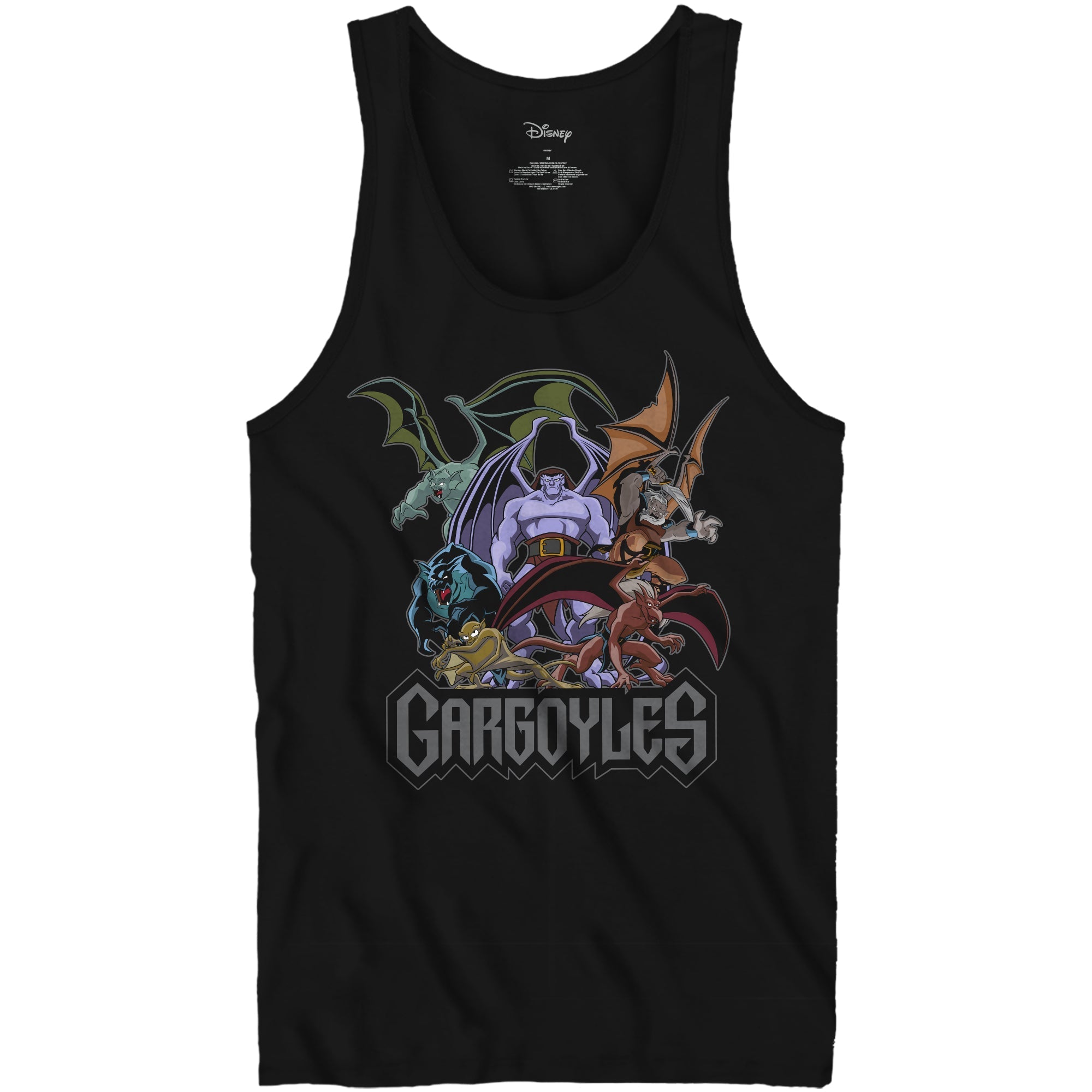 Disney Gargoyles Watch 90's Cartoon Adult Tank Top - Fundom