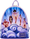 Disney Hercules Muses Clouds Mini Backpack Double Strap Shoulder Bag Purse - Fundom
